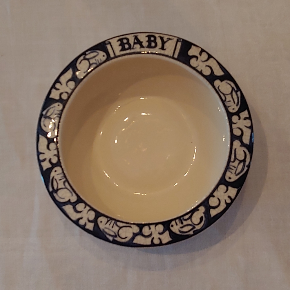 Dedham Pottery Baby Bowl